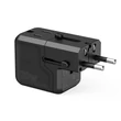 Picture 8/8 -Choetech PD6038 USB-C USB-A PD 20W Travel Charger USA EU UK AU - Black